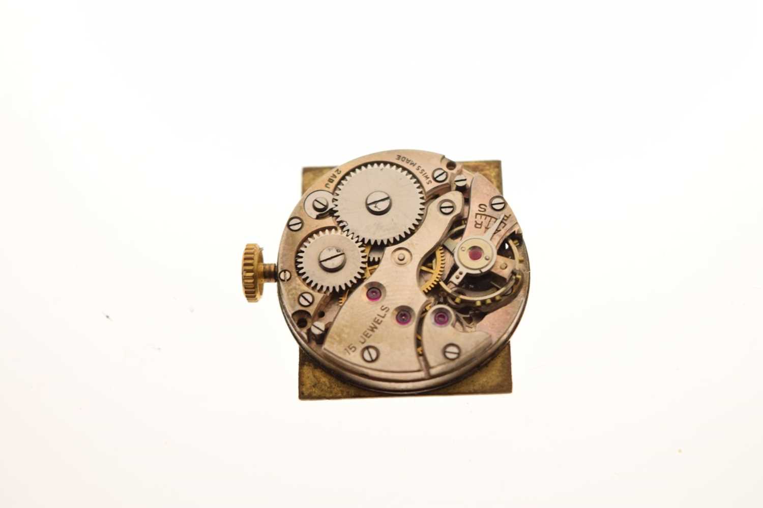Gentleman's 9ct gold cased watch head - Image 10 of 10