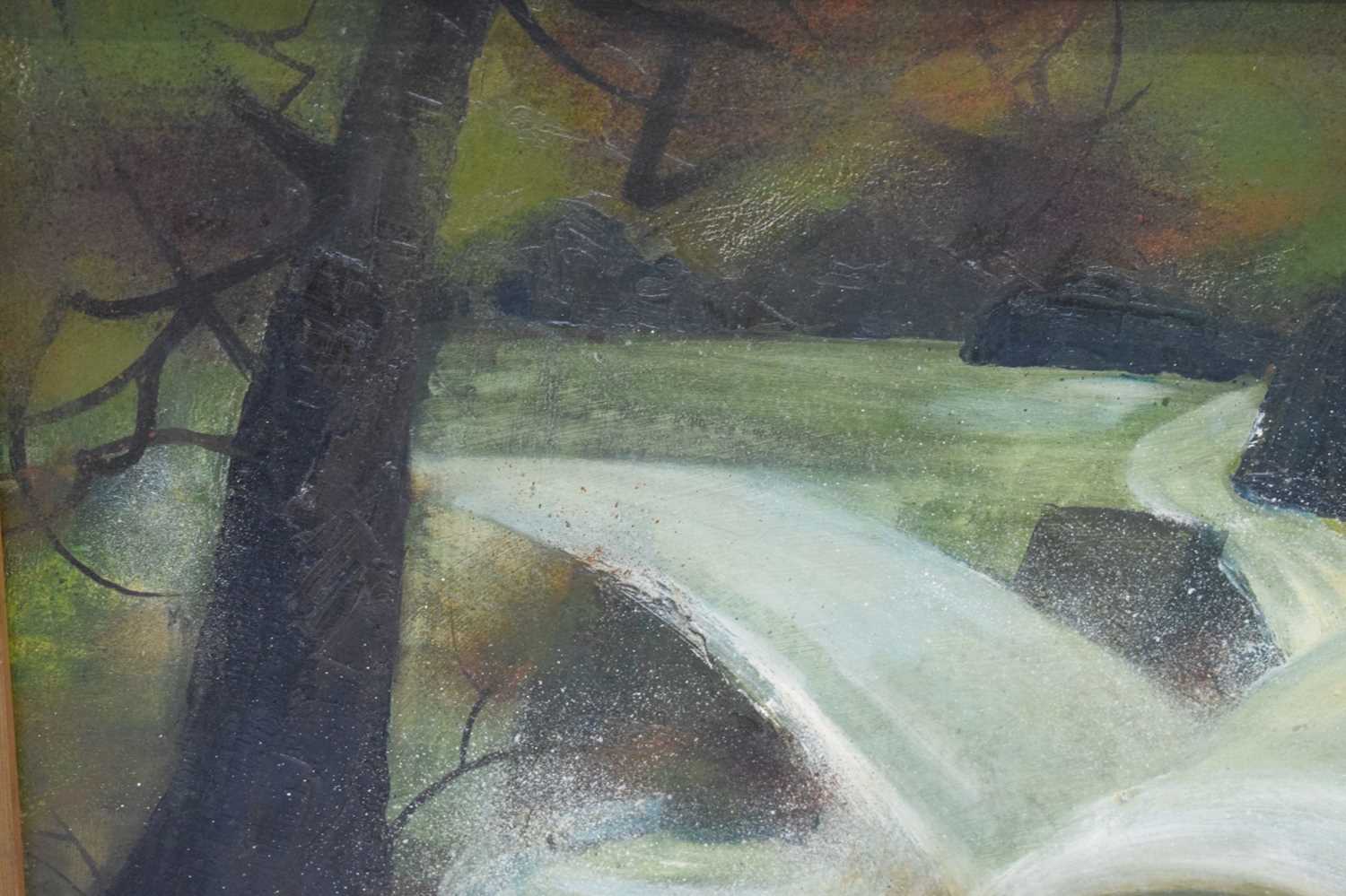 Shirley Pond - Oil on board - 'Welsh Water' - Image 3 of 7