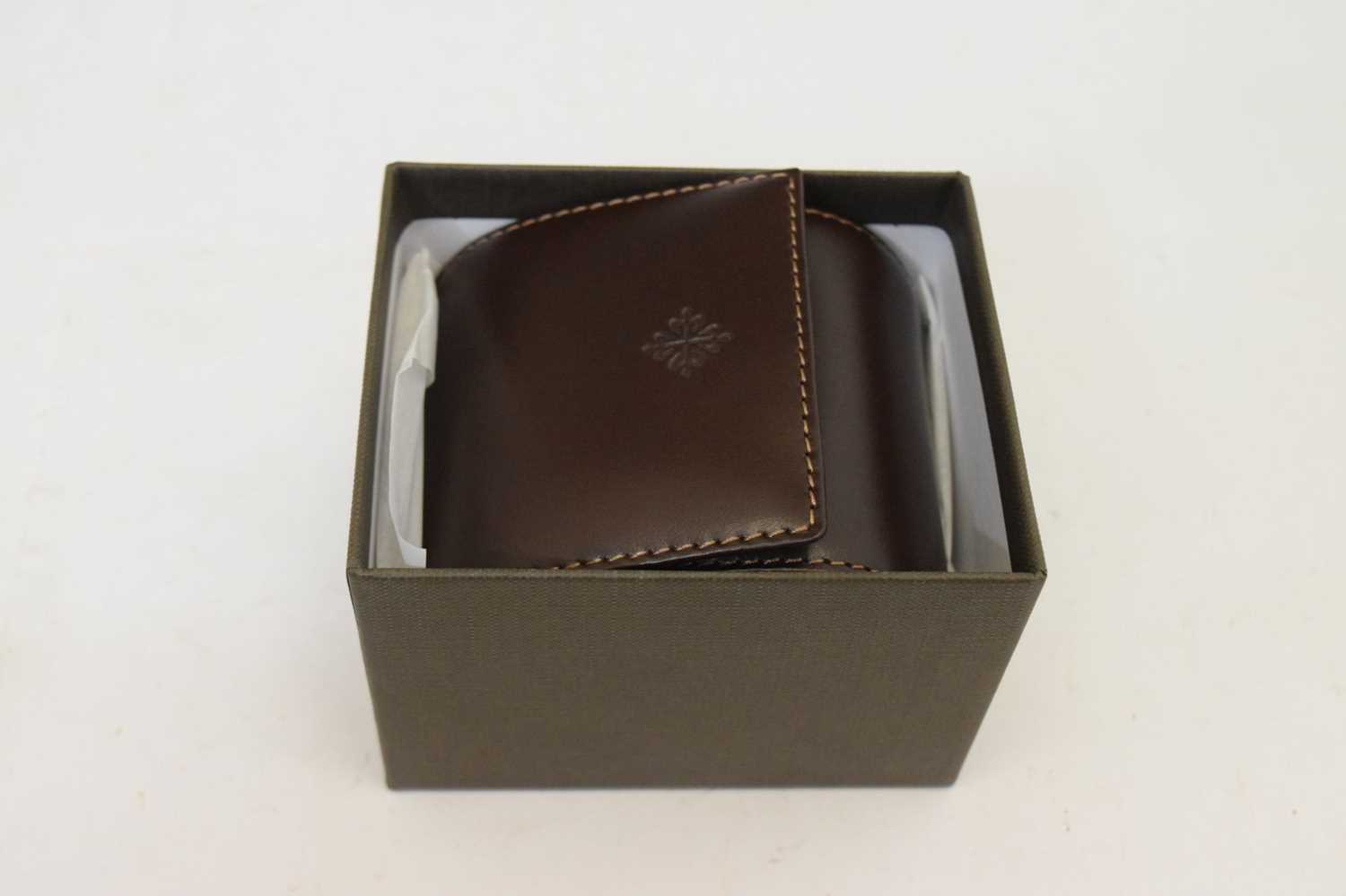 Patek Philippe - Brown leather watch travel case - Image 8 of 8