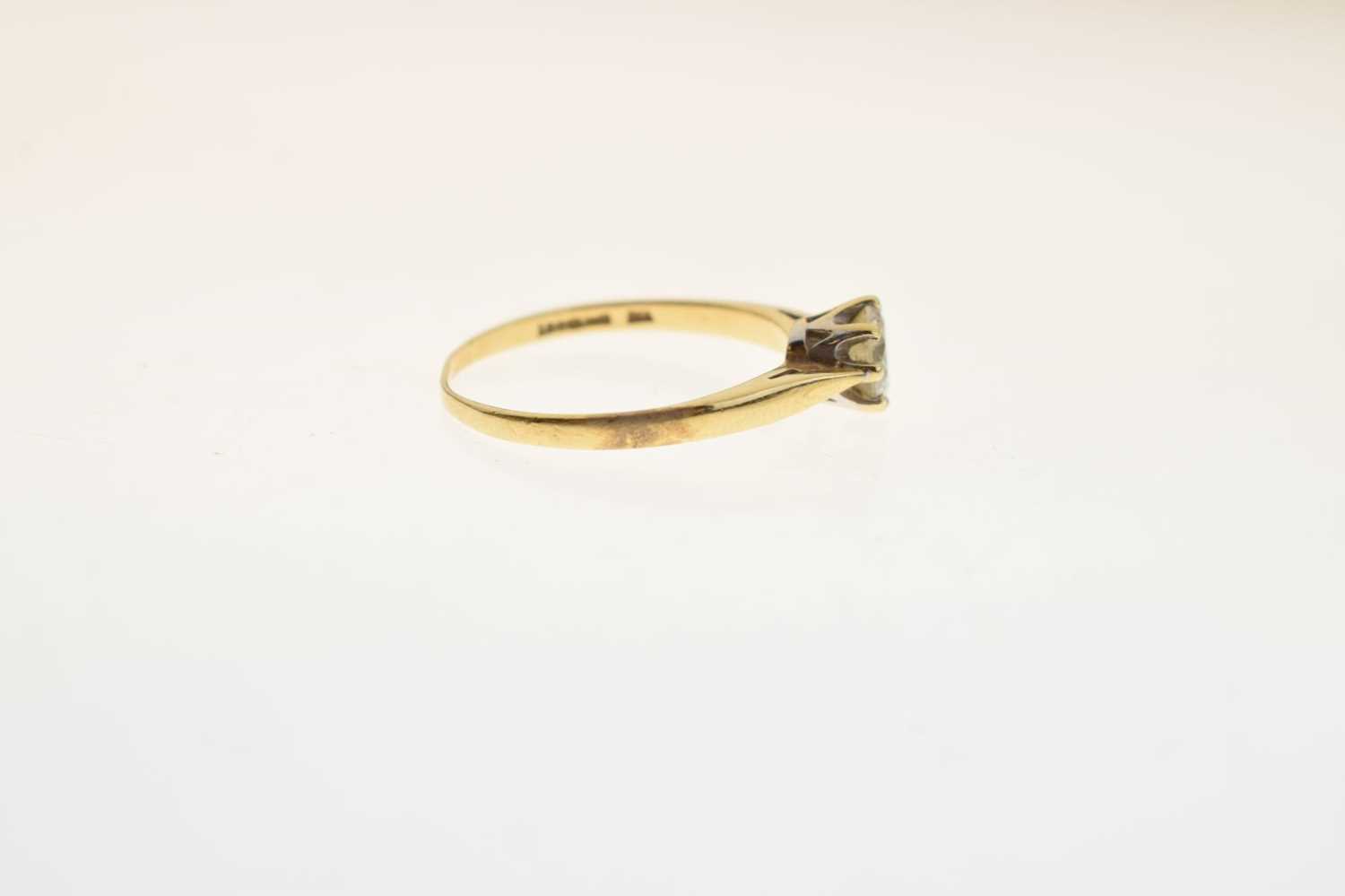 18ct gold single-stone diamond ring - Image 4 of 6