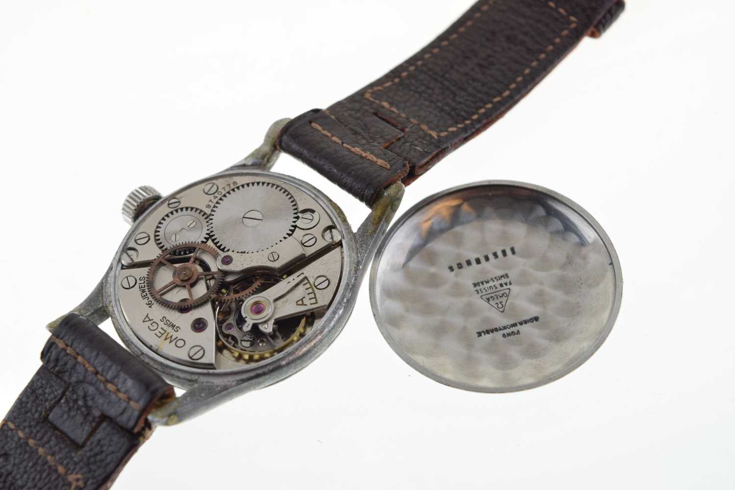 Omega - Gentleman's 1940s manual wind wristwatch - Image 7 of 7