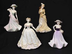 Limited edition Coalport figures