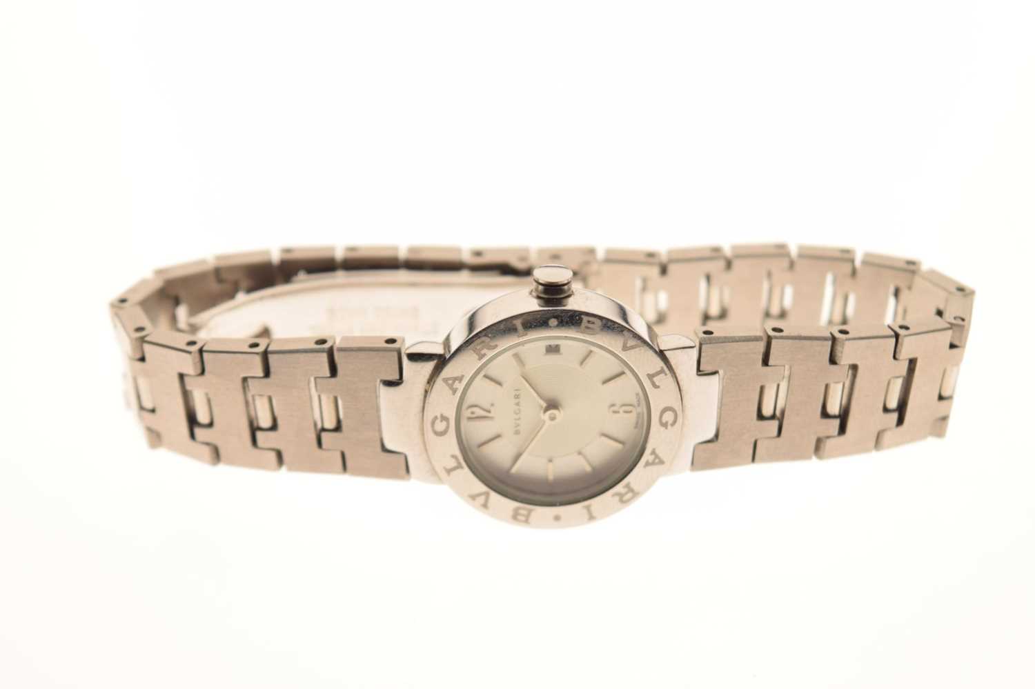 Bulgari - Lady's stainless steel quartz wristwatch - Image 10 of 10