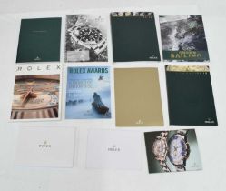 Collection of Rolex catalogues and ephemera