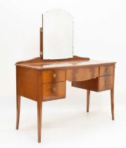 Gimson & Slater Ltd, Vesper Furniture - Mahogany dressing table with mirror