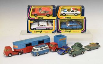 Corgi - Quantity of boxed and loose diecast model vehicles