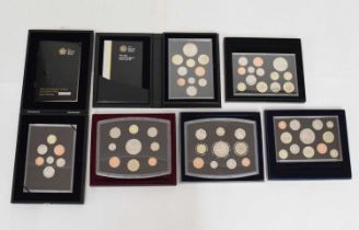 Thirteen Royal Mint limited edition UK Proof Coin Set