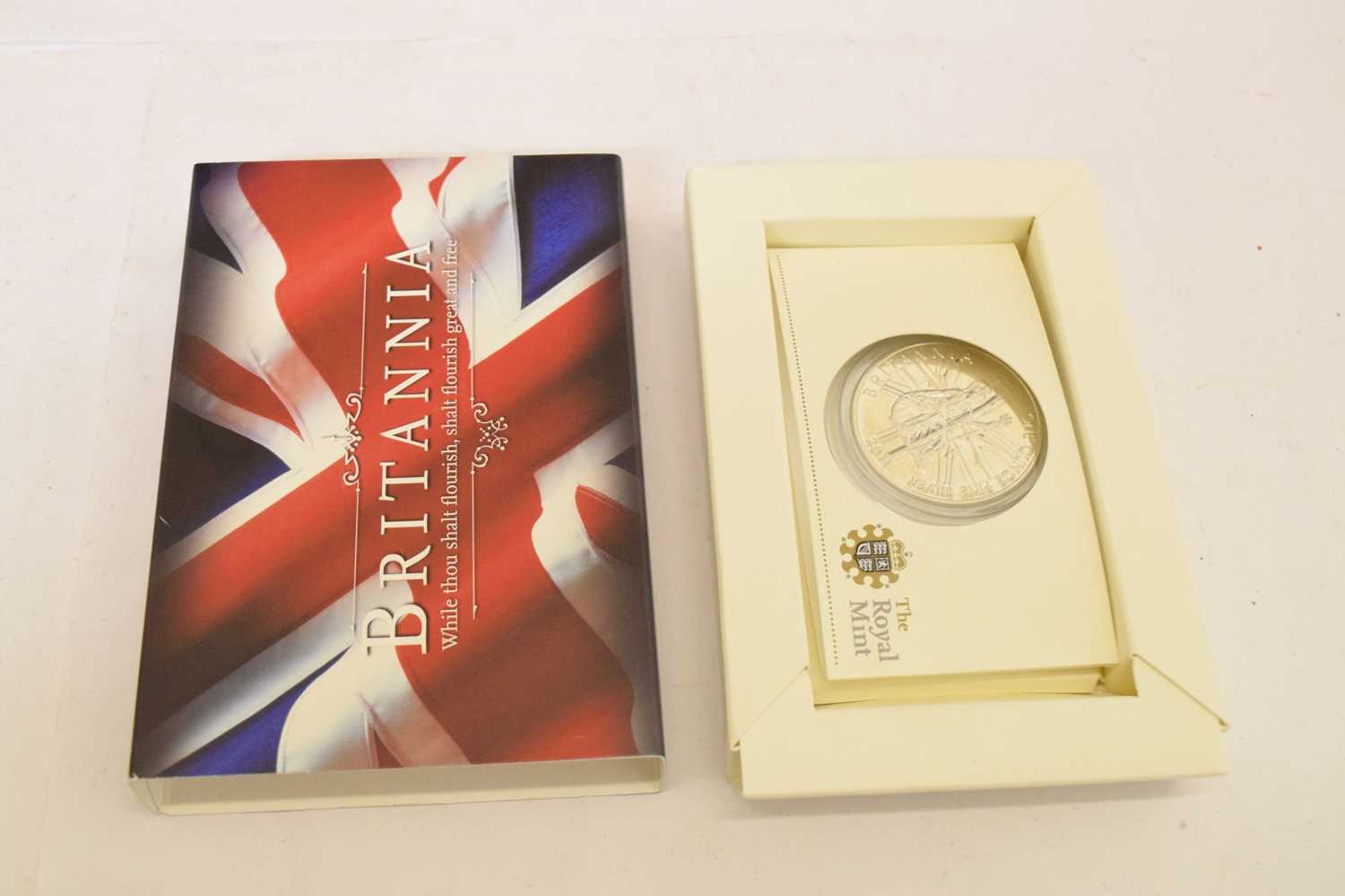 Eight Queen Elizabeth II silver Britannia coins - Image 11 of 11