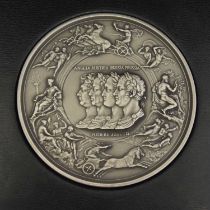 Royal Mint limited edition silver 'Pistrucci Waterloo Medal, 2015