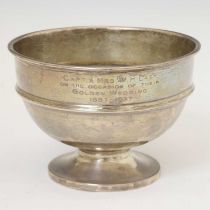 Edward VIII silver rose or trophy bowl
