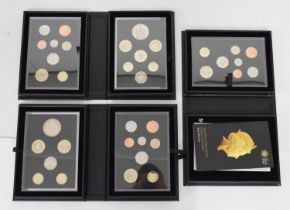 Three Royal Mint limited edition 'United Kingdom Collectors Edition' proof year sets, 2013, 2014 and