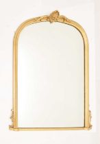 Gilt overmantel mirror, circa 1900