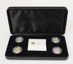 Royal Mint limited edition silver proof £1 'Capital Cities' four-coin set