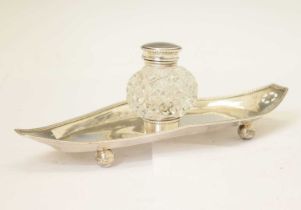 Robert Hennell silver inkstand