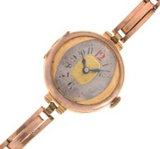 Early 20th century lady's 9ct gold cocktail watch
