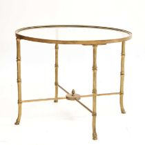 Gilt metal occasional table