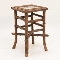 Late Victorian/Edwardian bamboo occasional table