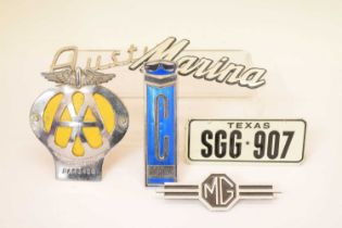 Quantity of car badges