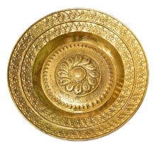 Nuremberg brass alms dish