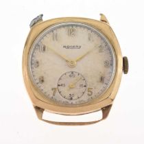 Rotary - Gentleman's 9ct gold watch head