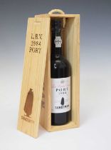 Sandeman LBV port, 1984, 1 bottle in wooden presentation case