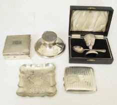 Quantity of silver items