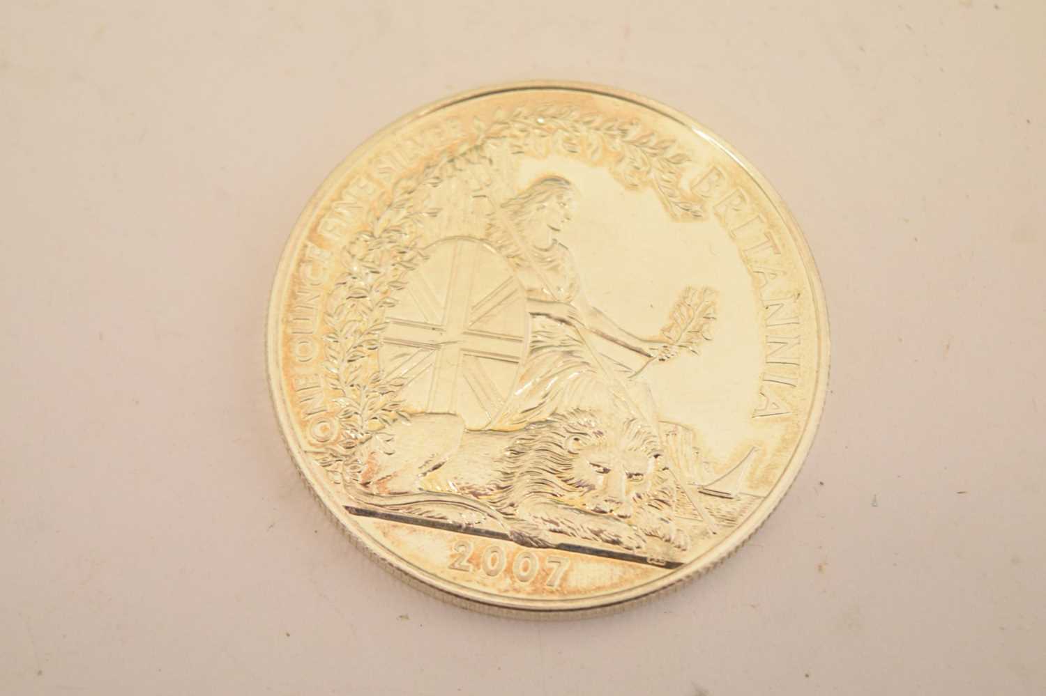 Eight Queen Elizabeth II silver Britannia coins - Image 6 of 11
