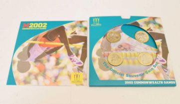 Royal Mint £2 Manchester Commonwealth Games 'The Official Souvenir Coin Set', 2002, four coin set