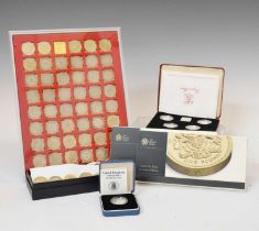 Collection of commemorative GB Royal Mint coinage