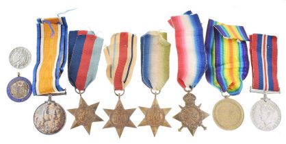 First World War medal trio awarded to Private Frederick Turner