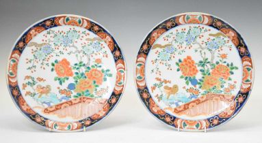 Pair of Japanese Imari dishes