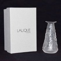Lalique 'Sirene' bud vase