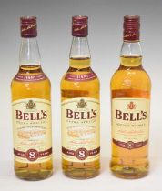 Bell's Finest Old Scotch Whisky, aged 8 years, 3 bottles