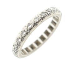 Full diamond eternity ring