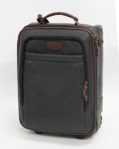 Mulberry - Small black scotchgrain suitcase