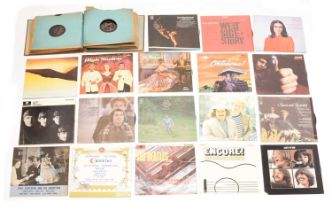 Collection of vinyl LPs