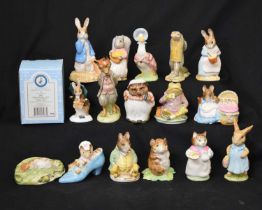 Group of sixteen Beswick Beatrix Potter figures