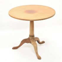 George III mahogany tripod table