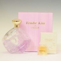 Lalique Tendre Kiss perfume bottle, and one other