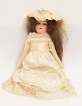 Late Victorian or Edwardian bisque head doll