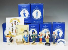 Royal Doulton - Seven limited edition of 2000 'Advertising Classics' porcelain figures