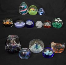 Caithness - Group of fourteen glass paperweights