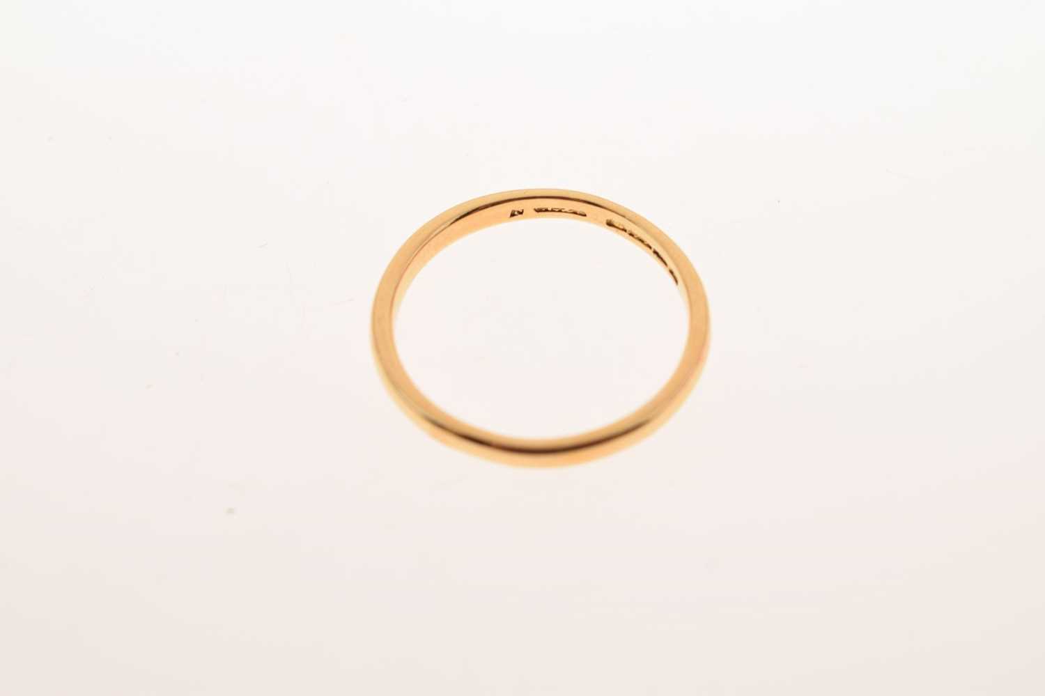 22ct gold wedding band - Image 6 of 6