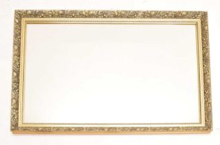 Modern gilt frame wall mirror