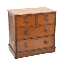 Early to mid 19th century mahogany chest of drawers