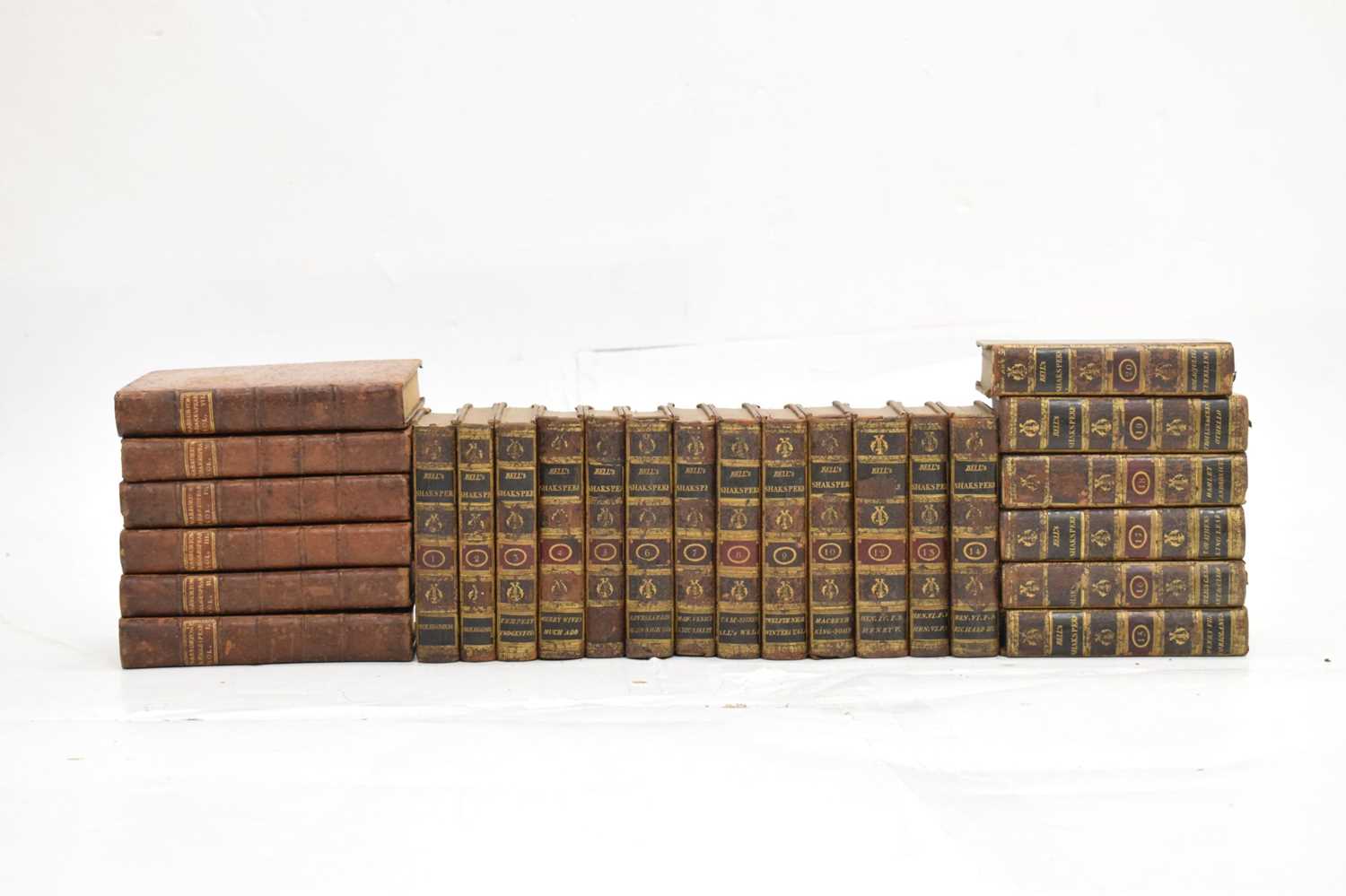 Two eighteenth-century Shakespeare sets