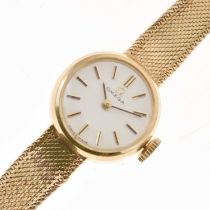 Omega - Lady's 9ct gold bracelet wristwatch