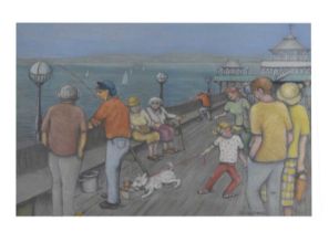 Shirley Beale - Pastel - On Clevedon Pier