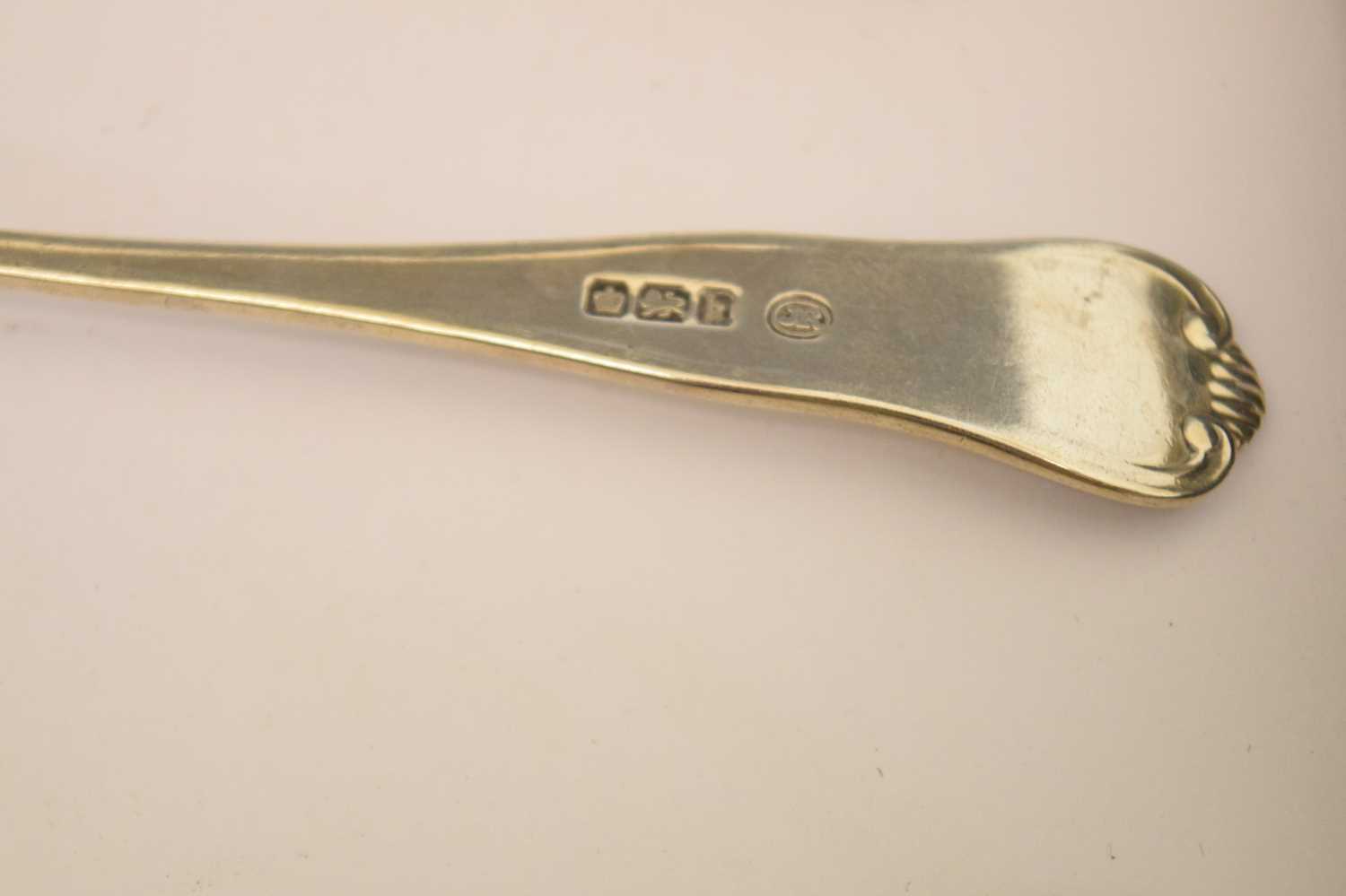 Elizabeth II silver tea caddy spoon, cased set of silver handled tea knives, etc - Image 11 of 17