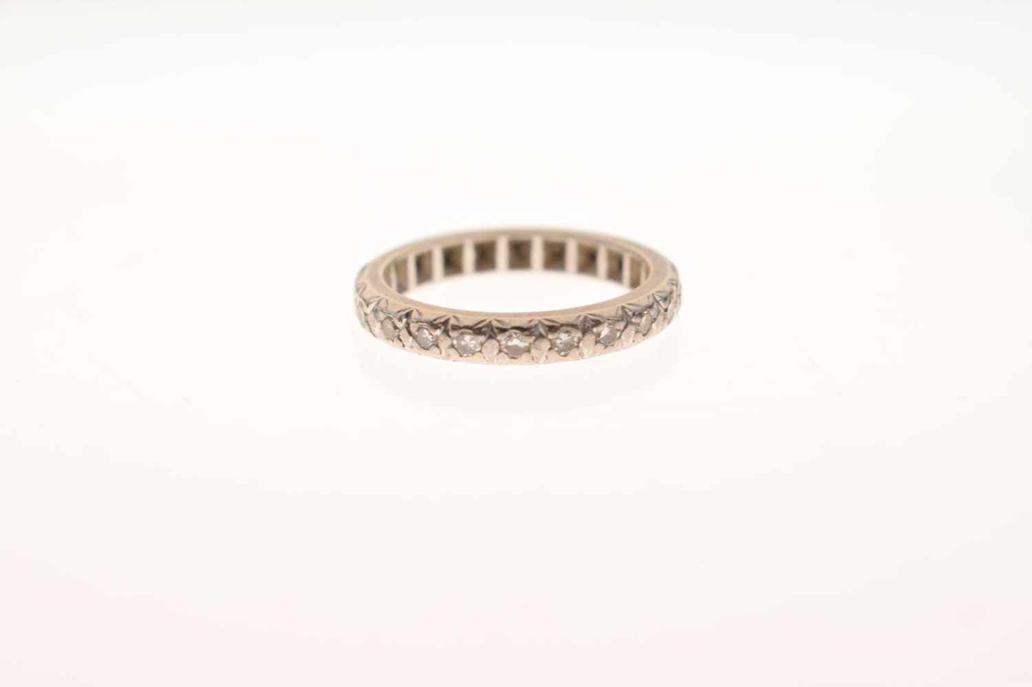 Full diamond eternity ring - Image 6 of 6